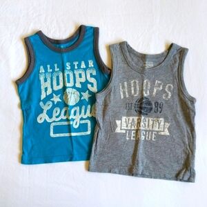 children's place 2-pack basketball tank tops 18-24 months baby toddler boys